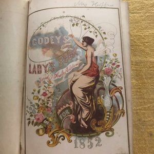 Vintage Godey's Lady's Book 1852